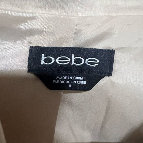 Bebe Linen Sandshell Blazer - Picture 5 of 7